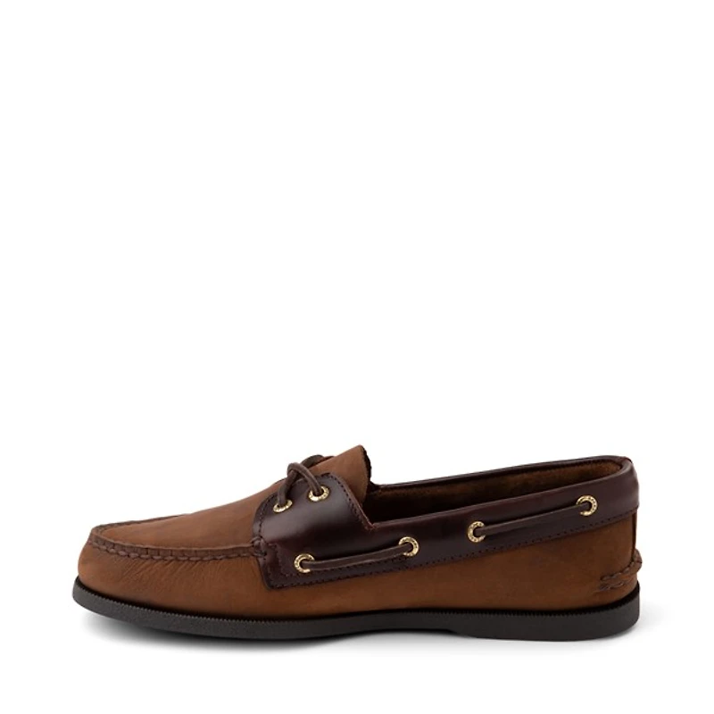 Mens Sperry Top-Sider Authentic Original Boat Shoe - Dark Brown