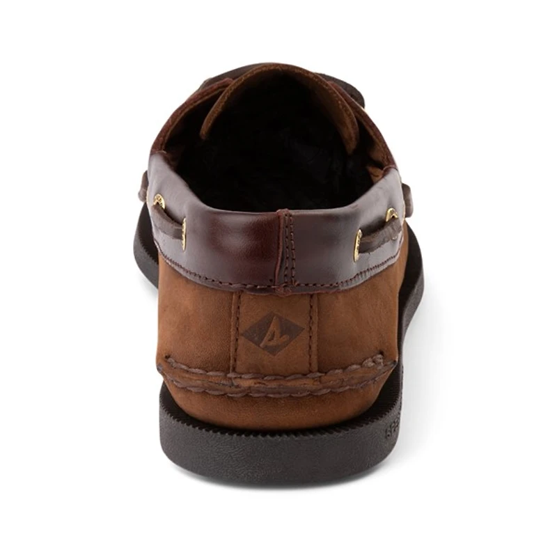 Chaussure bateau Sperry Top-Sider Authentic Original pour hommes - Brun foncé