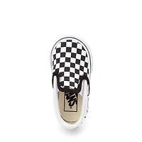Chaussure de skate sans lacets à motif en damier Vans