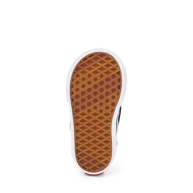 Chaussure de skate sans lacets à motif en damier Vans