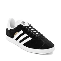 Chaussure athlétique adidas Gazelle pour hommes - Noire / Blanche