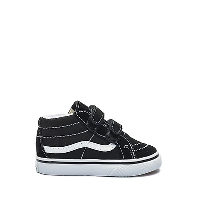 Vans Sk8-Mid V Skate Shoe - Baby / Toddler Black White