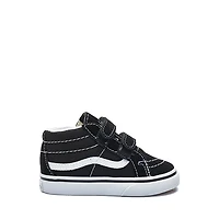Vans Sk8-Mid V Skate Shoe - Baby / Toddler Black White
