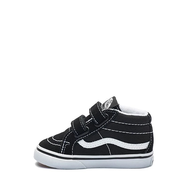Vans Sk8-Mid V Skate Shoe - Baby / Toddler Black White