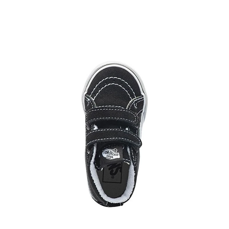 Chaussure de skate Sk8-Mid V - Bébés / Tout-petits Noire Blanche