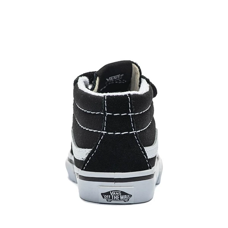 Chaussure de skate Sk8-Mid V - Bébés / Tout-petits Noire Blanche