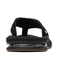 Sandale Reef Fanning pour hommes - Noire / Argentée