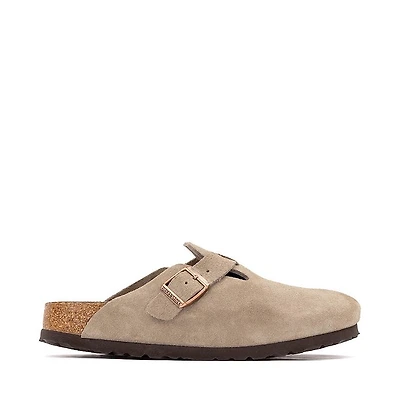Womens Birkenstock Boston Soft Footbed Clog - Taupe