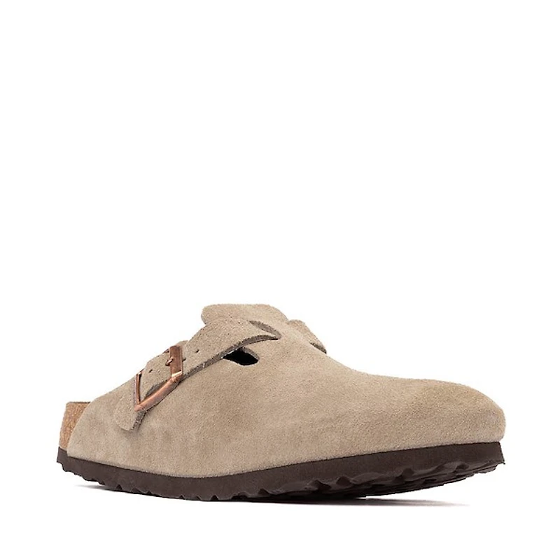 Sabot Birkenstock Boston Soft Footbed pour femmes - Taupe
