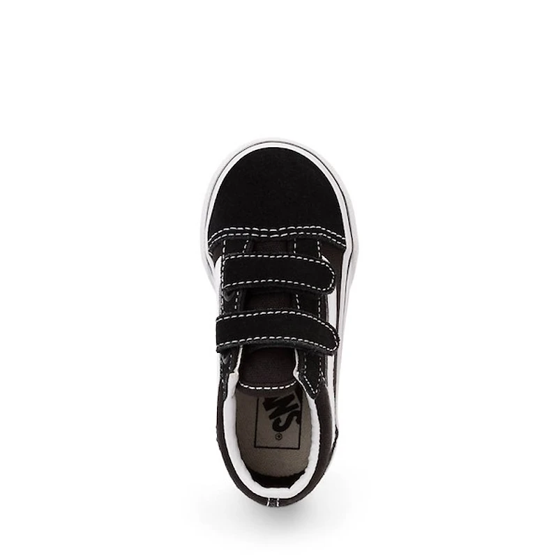 Chaussure de skate Vans Old Skool V - Bébés / Tout-petits Noire Blanche
