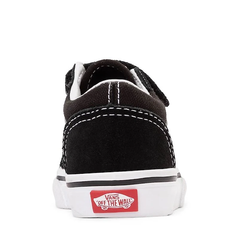 Chaussure de skate Vans Old Skool V - Bébés / Tout-petits Noire Blanche