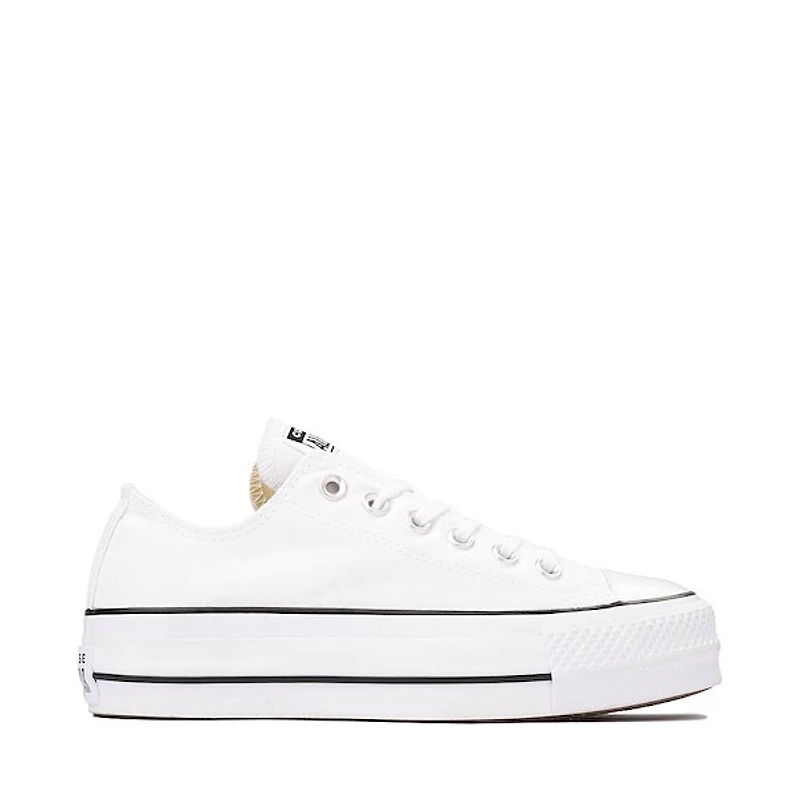 Basket Converse Chuck Taylor All Star Lo Clean Lift pour femmes - Blanche