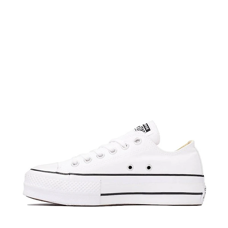 Basket Converse Chuck Taylor All Star Lo Clean Lift pour femmes - Blanche