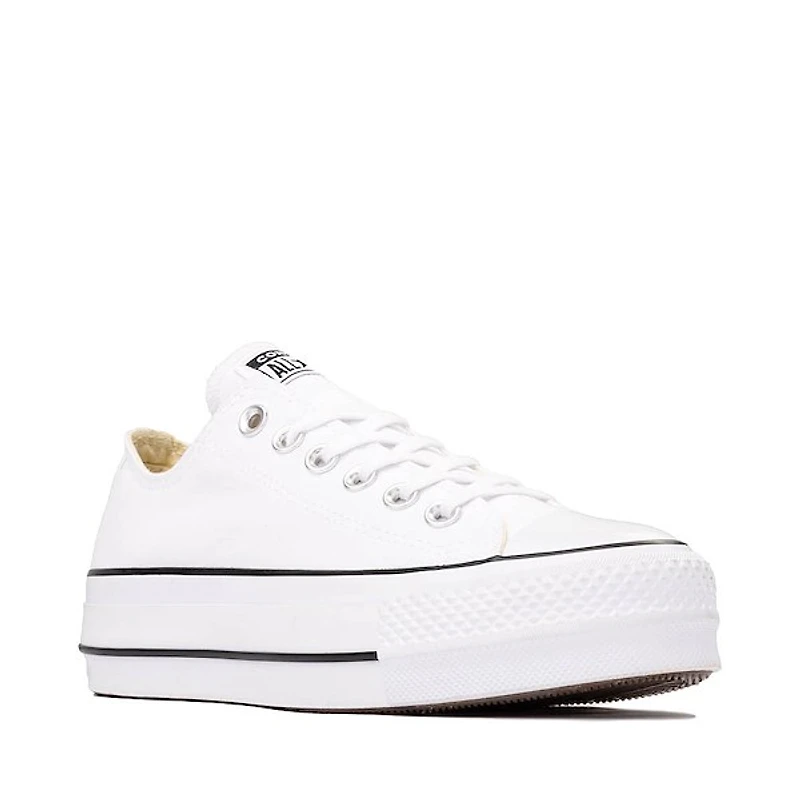 Basket Converse Chuck Taylor All Star Lo Clean Lift pour femmes - Blanche