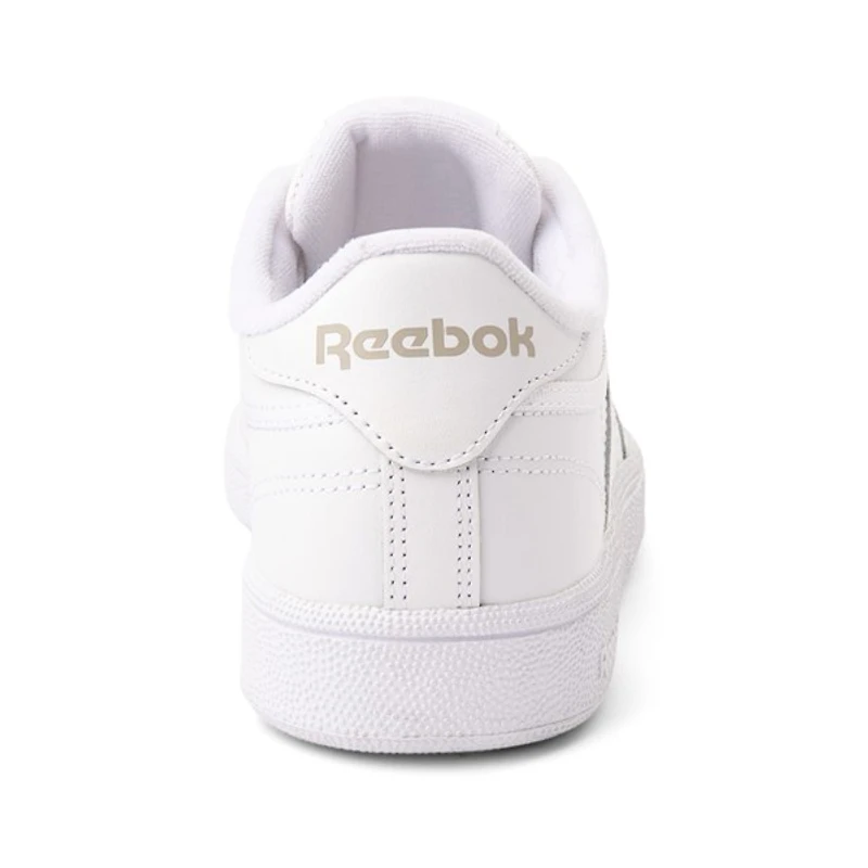 Chaussure athlétique Reebok Club C 85 pour femmes - Blanche / Gris clair