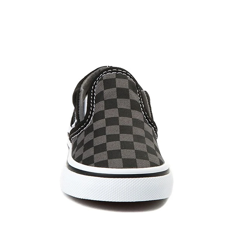 Chaussure de skate sans lacets à motif en damier Vans