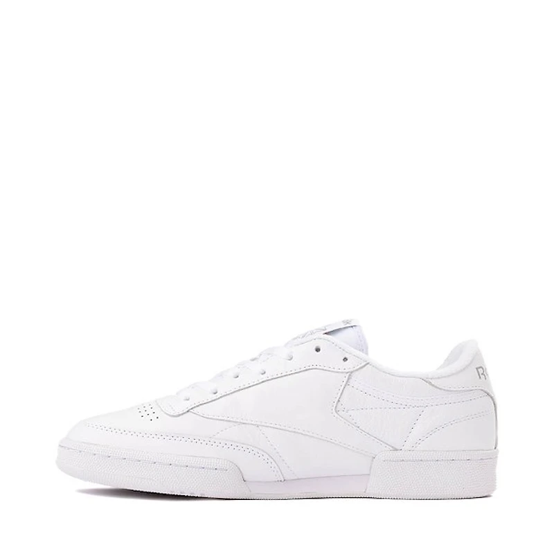 Chaussure athlétique Reebok Club C 85 pour hommes - Blanche / Gris pâle