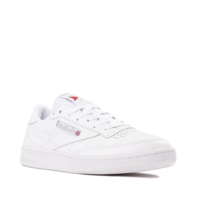 Chaussure athlétique Reebok Club C 85 pour hommes - Blanche / Gris pâle