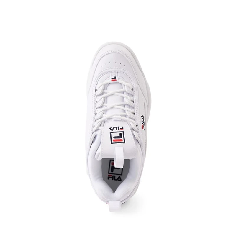 Chaussure athlétique Fila Disruptor 2 - Junior - Blanche / Bleu / Rouge