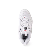 Chaussure athlétique Fila Disruptor 2 - Junior - Blanche / Bleu / Rouge