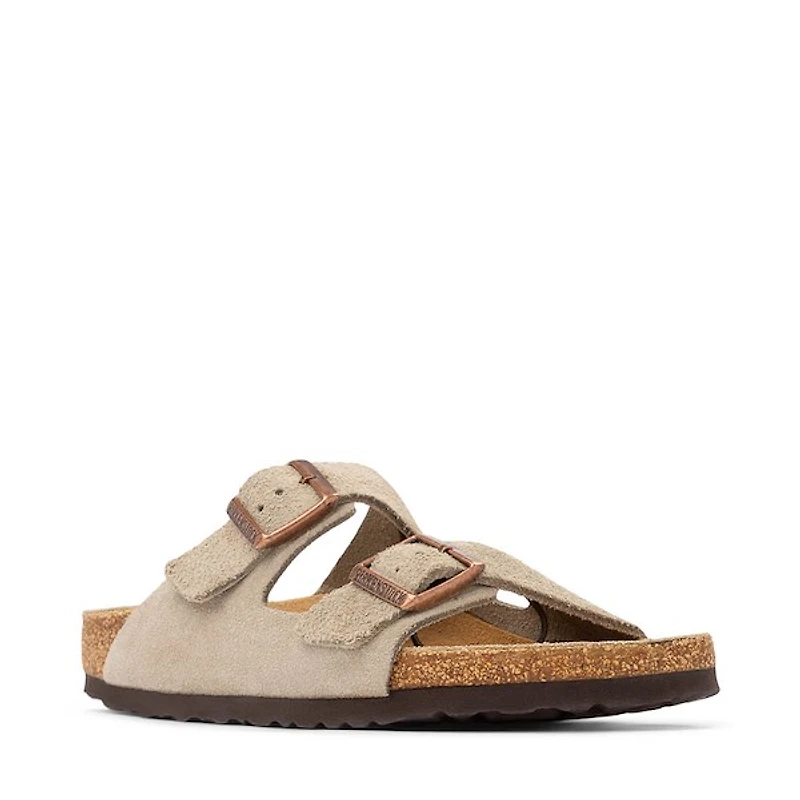 Sandale Birkenstock Arizona Soft Footbed pour femmes - Taupe