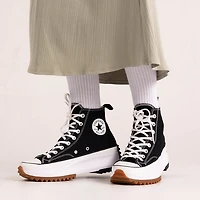 Converse Run Star Hike Platform Sneaker - Black / White Gum