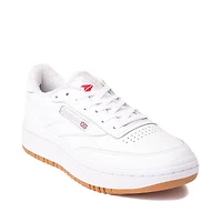 Chaussure athlétique Reebok Club C Double pour femmes - Blanche / Grise Gomme