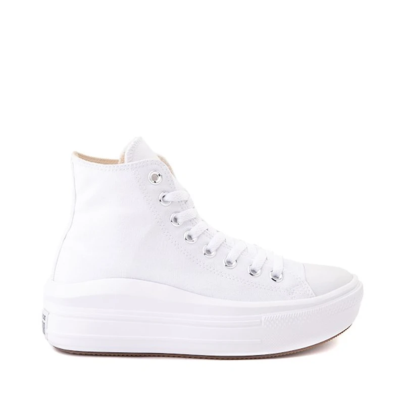 Basket à plateforme Converse Chuck Taylor All Star Hi Move pour femmes - Monochrome blanche