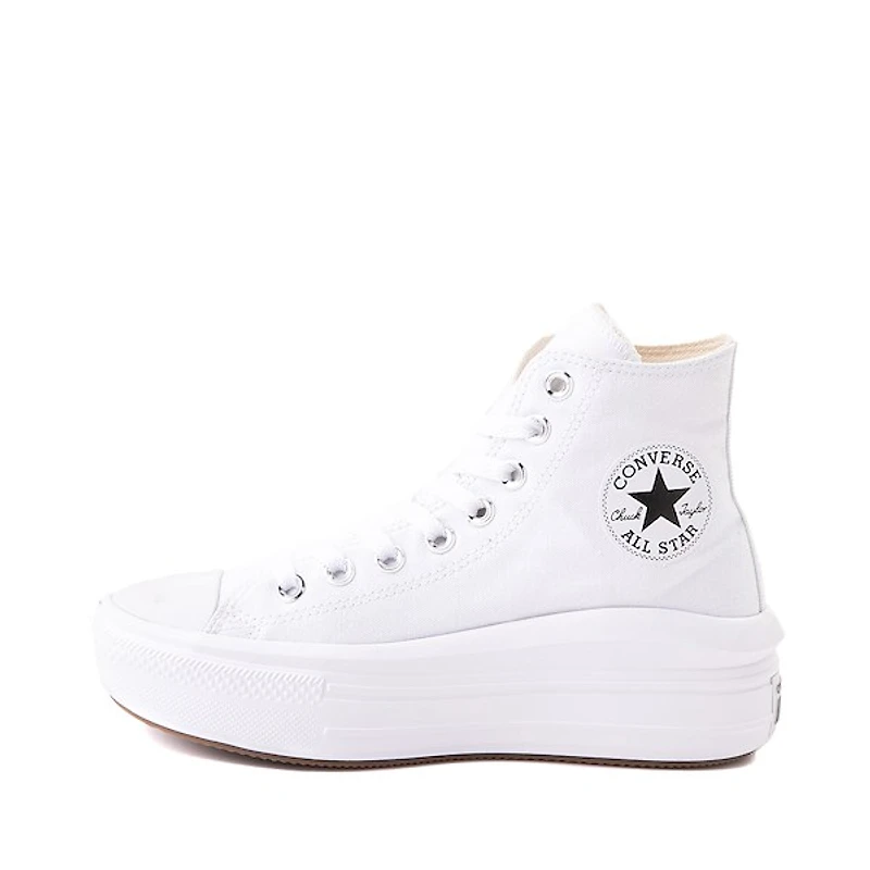 Basket à plateforme Converse Chuck Taylor All Star Hi Move pour femmes - Monochrome blanche