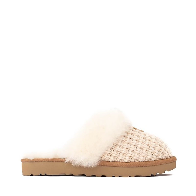 Womens UGG® Cozy Knit Slipper - Cream