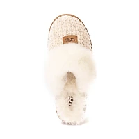 Womens UGG® Cozy Knit Slipper - Cream