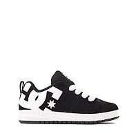DC Court Graffik Skate Shoe - Little Kid / Big Black White