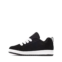 DC Court Graffik Skate Shoe - Little Kid / Big Black White