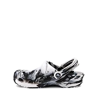 Crocs Classic Clog - Little Kid / Big Marbled Black White