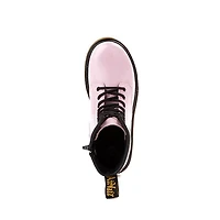 Botte vernie Dr. Martens 1460 à 8 œillets - Enfants / Junior Rose pâle