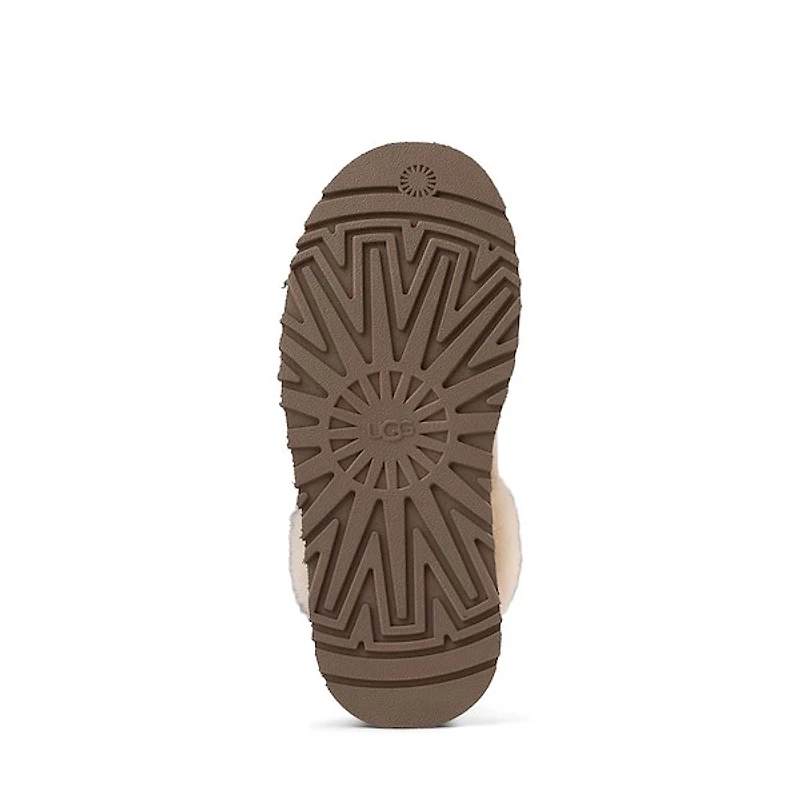 Sabot à plateforme UGG® Disquette pour femmes - Châtaigne