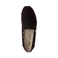 Chaussure décontractée sans lacets classique TOMS pour hommes - Noire