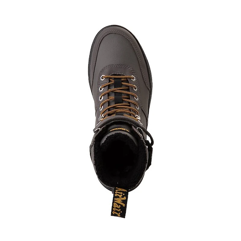 Botte avec doublure en fourrure synthétique Dr. Martens Combs Tech - Grise