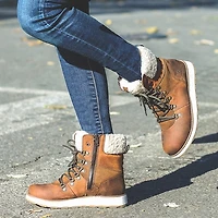 Botte d'hiver Kamik Ariel F pour femmes - Brun cognac