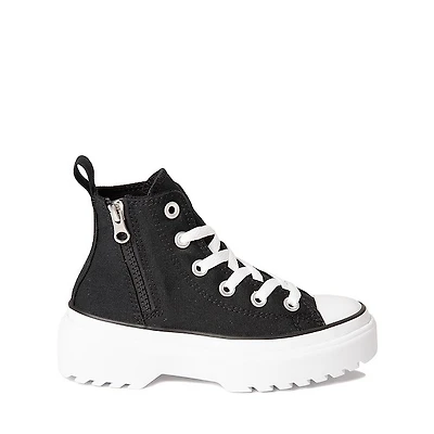 Converse Chuck Taylor All Star Lugged Lift High-Top Sneaker - Little Kid Black / White
