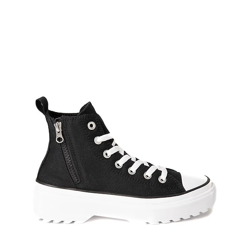 Basket Converse Chuck Taylor All Star Hi Lugged - Junior Noire / Blanche