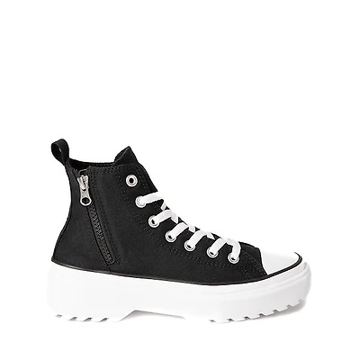 Basket Converse Chuck Taylor All Star Hi Lugged - Junior Noire / Blanche