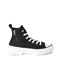 Basket Converse Chuck Taylor All Star Hi Lugged - Junior Noire / Blanche