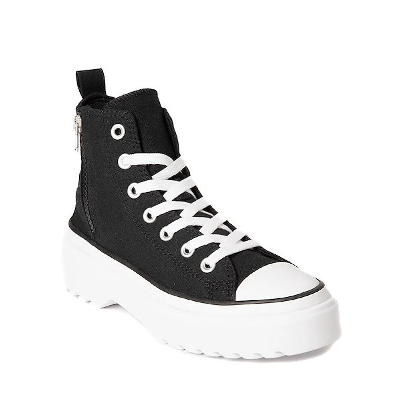 Basket Converse Chuck Taylor All Star Hi Lugged - Junior Noire / Blanche