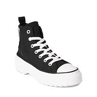 Basket Converse Chuck Taylor All Star Hi Lugged - Junior Noire / Blanche