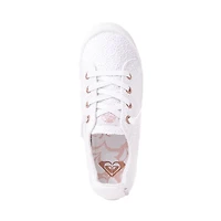 Chaussure décontractée à enfiler Roxy Bayshore Plus pour femmes - Blanche