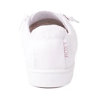 Chaussure décontractée à enfiler Roxy Bayshore Plus pour femmes - Blanche