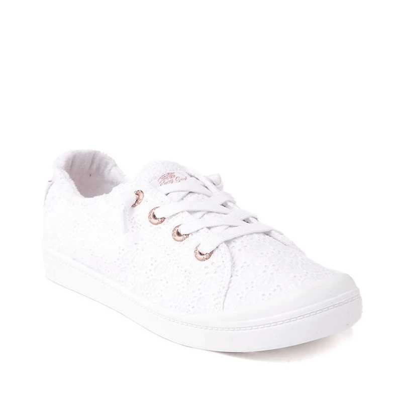 Chaussure décontractée à enfiler Roxy Bayshore Plus pour femmes - Blanche