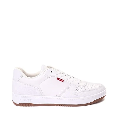 Mens Levi's Drive Lo Casual Shoe - White / Gum