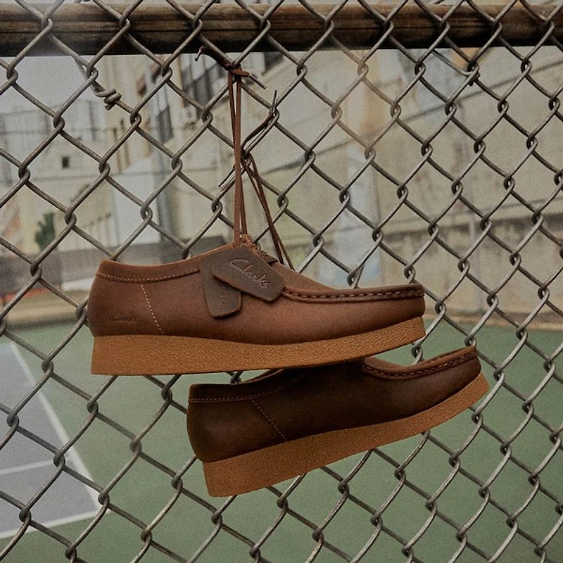 Mens Clarks Wallabee EVO Chukka Boot - Beeswax